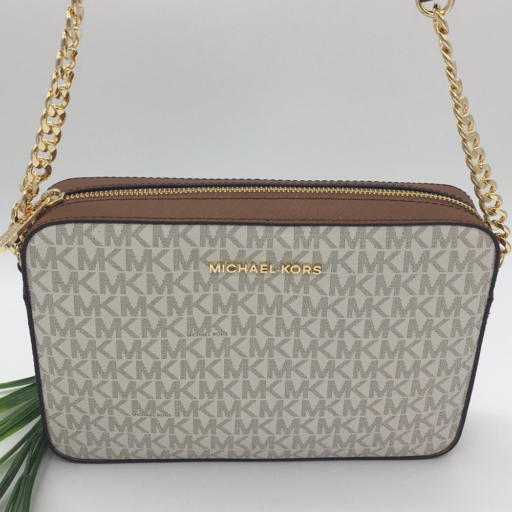 MICHAEL KORS LG EW CROSSBODY Bag Vanilla - Picture 2 of 8